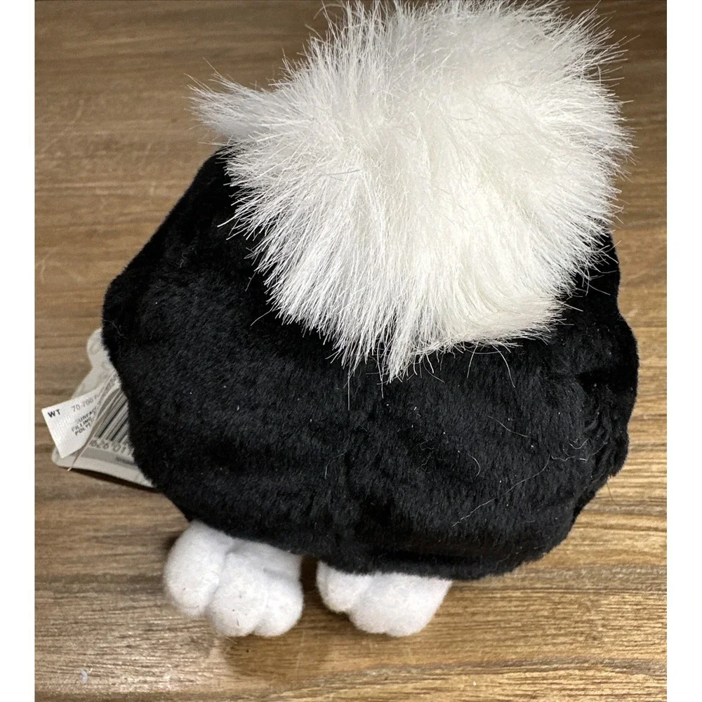 Vintage 1999 Furby Buddies Black‎ White No Hungry Beanbag Plush Tag 70-700 NWT